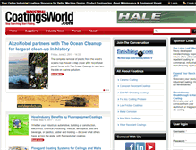 Tablet Screenshot of industrialcoatingsworld.com